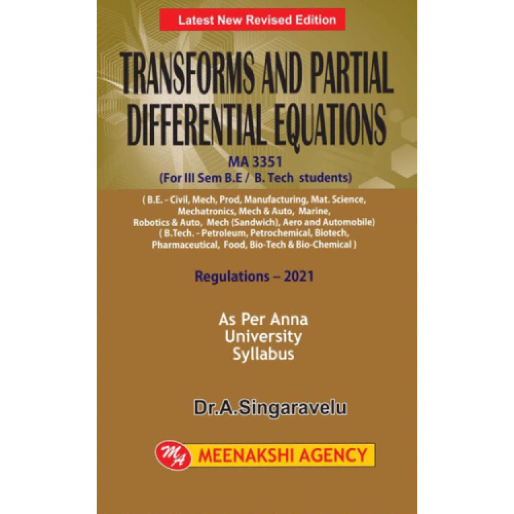 Transforms And Partial Differential Equations