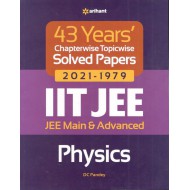 Arihant 43 Years IIT JEE Physics Chapterwise Solved Papers
