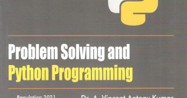 Problem Solving and Python Programming