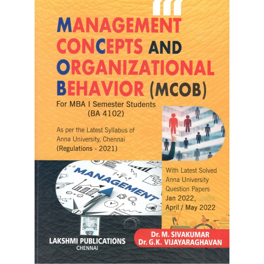 Management Concepts and Organizational Behavior