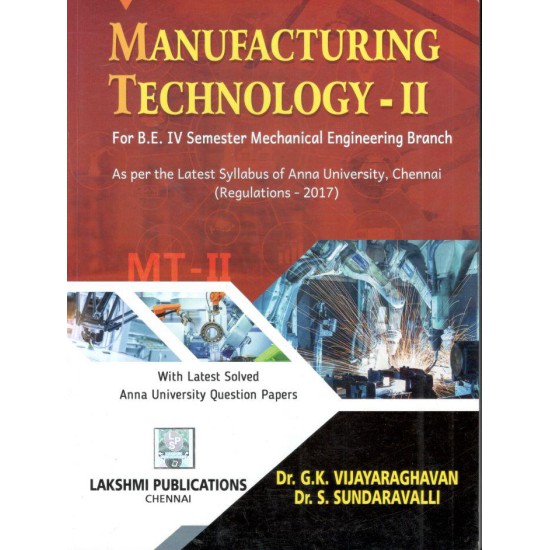 Manufacturing Technology - II 