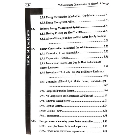 Utilization and Conservation of Electric Energy