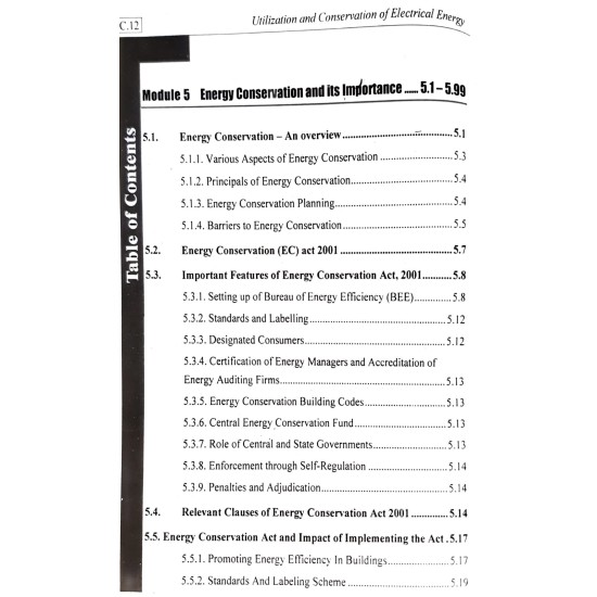 Utilization and Conservation of Electric Energy