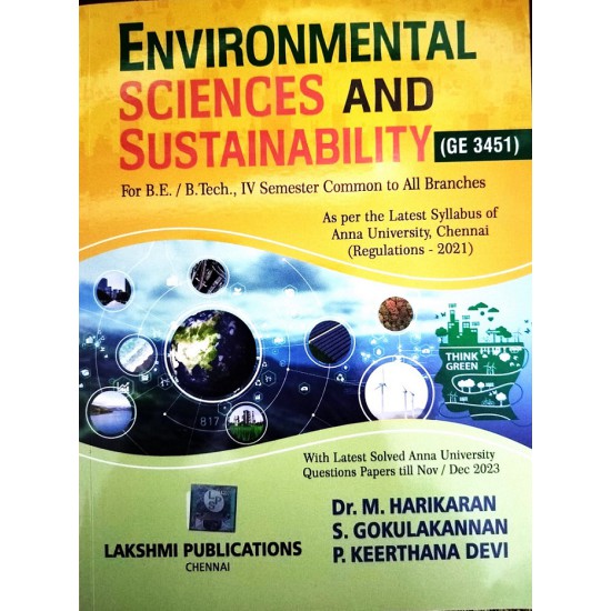 Environmental Sciences and Sustainability 