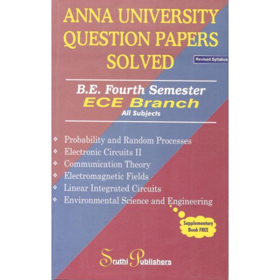 Anna University Solved Question Papers - ECE- 4th Sem