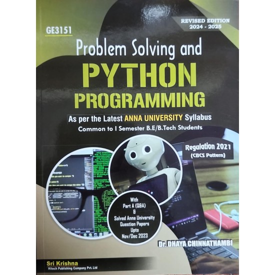 Problem Solving and Python Programming