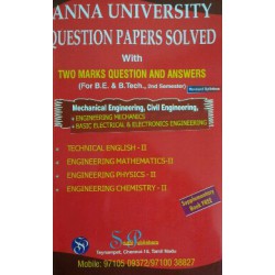 Anna University Solved Question Papers - Civil 2nd Sem