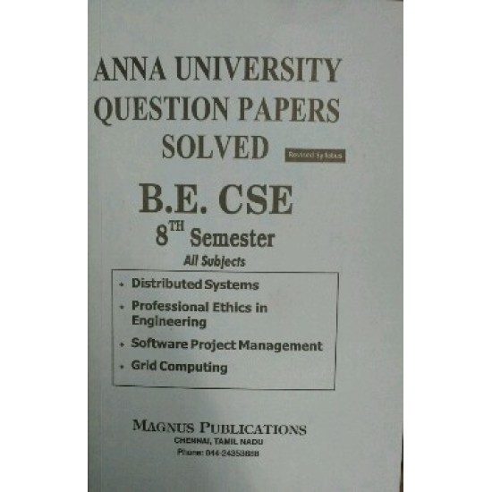 Anna University Solved Question Papers - CSE 8th Sem