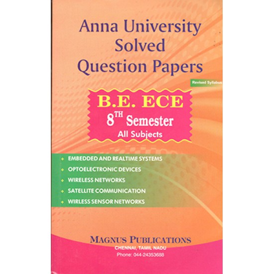 Anna University Solved Question Papers - ECE 8th Sem