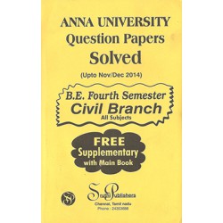 Anna University Solved Question Papers - Civil 4th Sem Anna University Solved Question Papers - Civil 4th Sem