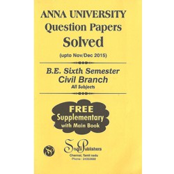 Anna University Solved Question Papers - Civil 6th Sem Anna University Solved Question Papers - Civil 6th Sem