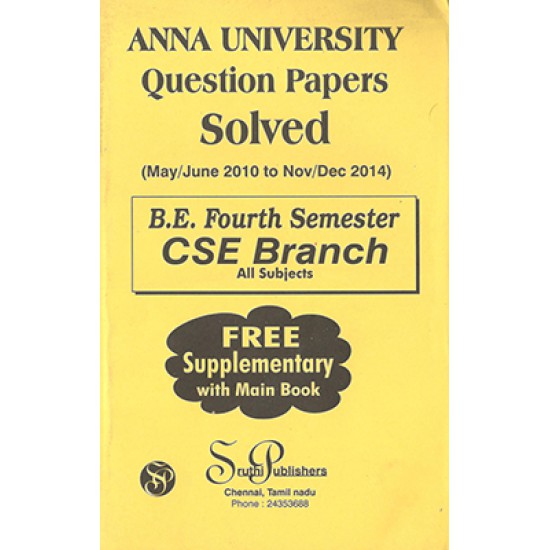 Anna University Solved Question Papers - IT 4th Sem