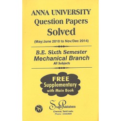 Anna University Solved Question Papers - Mechnical 6th Sem Anna University Solved Question Papers - Mechnical 6th Sem