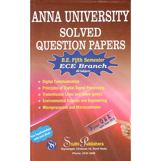 Anna University Solved Question Papers - ECE 5th Sem Anna University Solved Question Papers - ECE 5th Sem