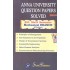 Anna University Solved Question Papers - Mechnical 6th Sem