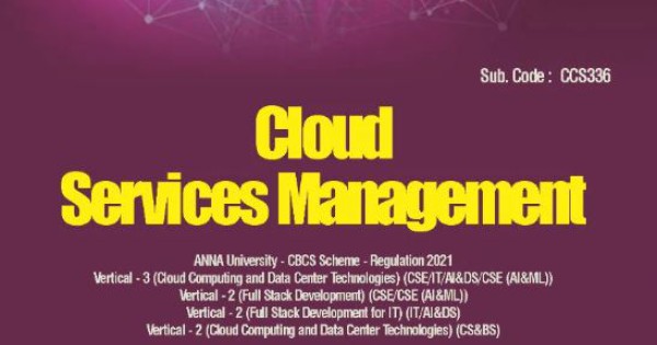 Cloud Services Management (Vertical II)