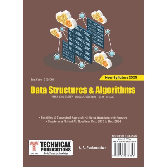 Data Structures and Algorithms (R-25)