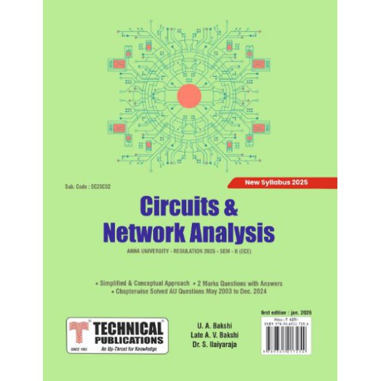 Circuits and Network Analysis (R-25)