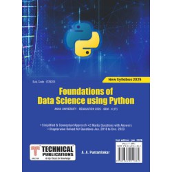 Foundation of Data Science Using Python (R -25)